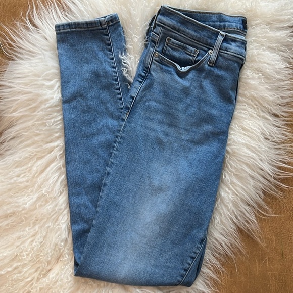 đź’• Banana Republic Medium Wash High Rise Skinny Jeans - Picture 4 of 6